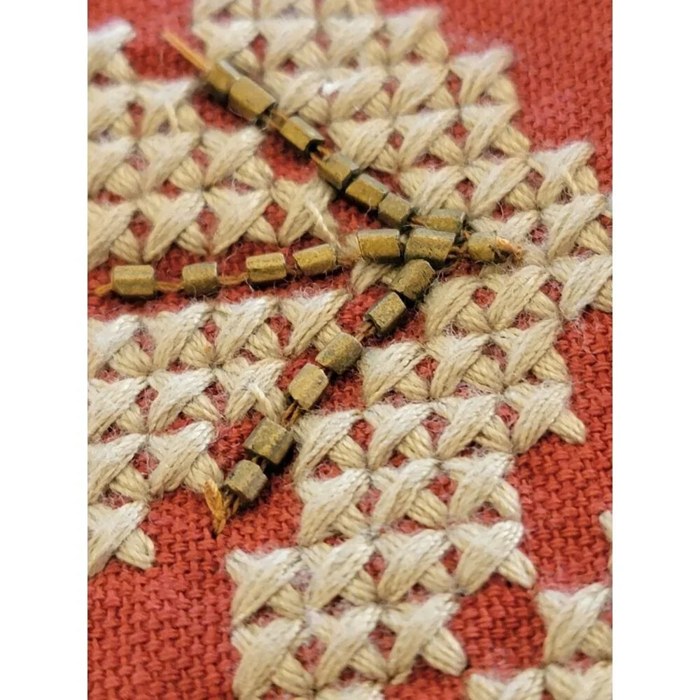 Pottery Barn Red & White Snowflake Pillow Cover Size 24”x 24”
